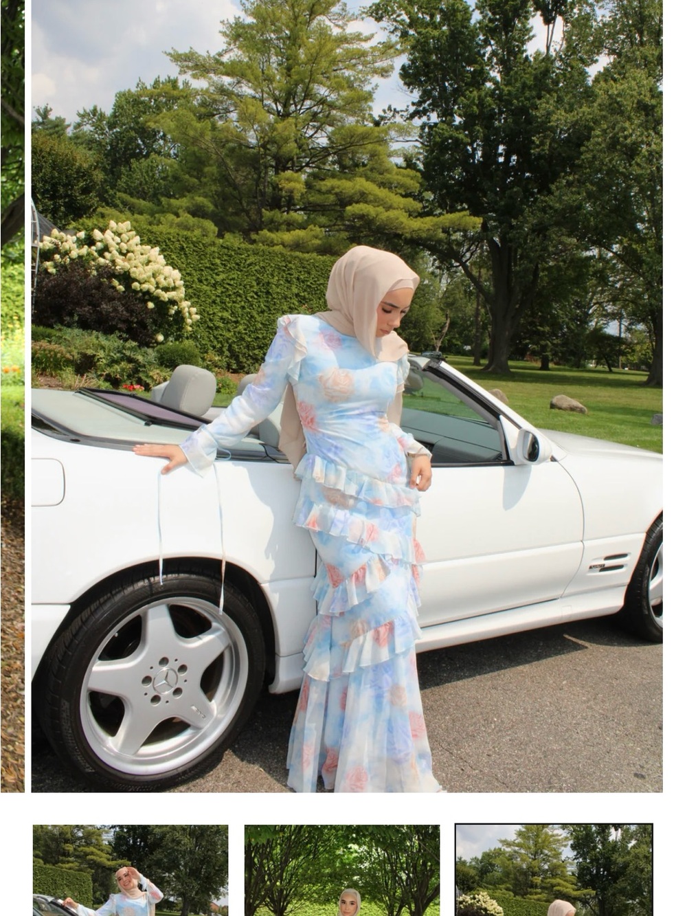 Rayan’s Essentials Young Love Serenity Blue Ruffle Dress